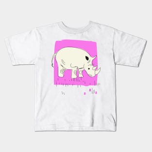 Vintage Rhino Kids T-Shirt